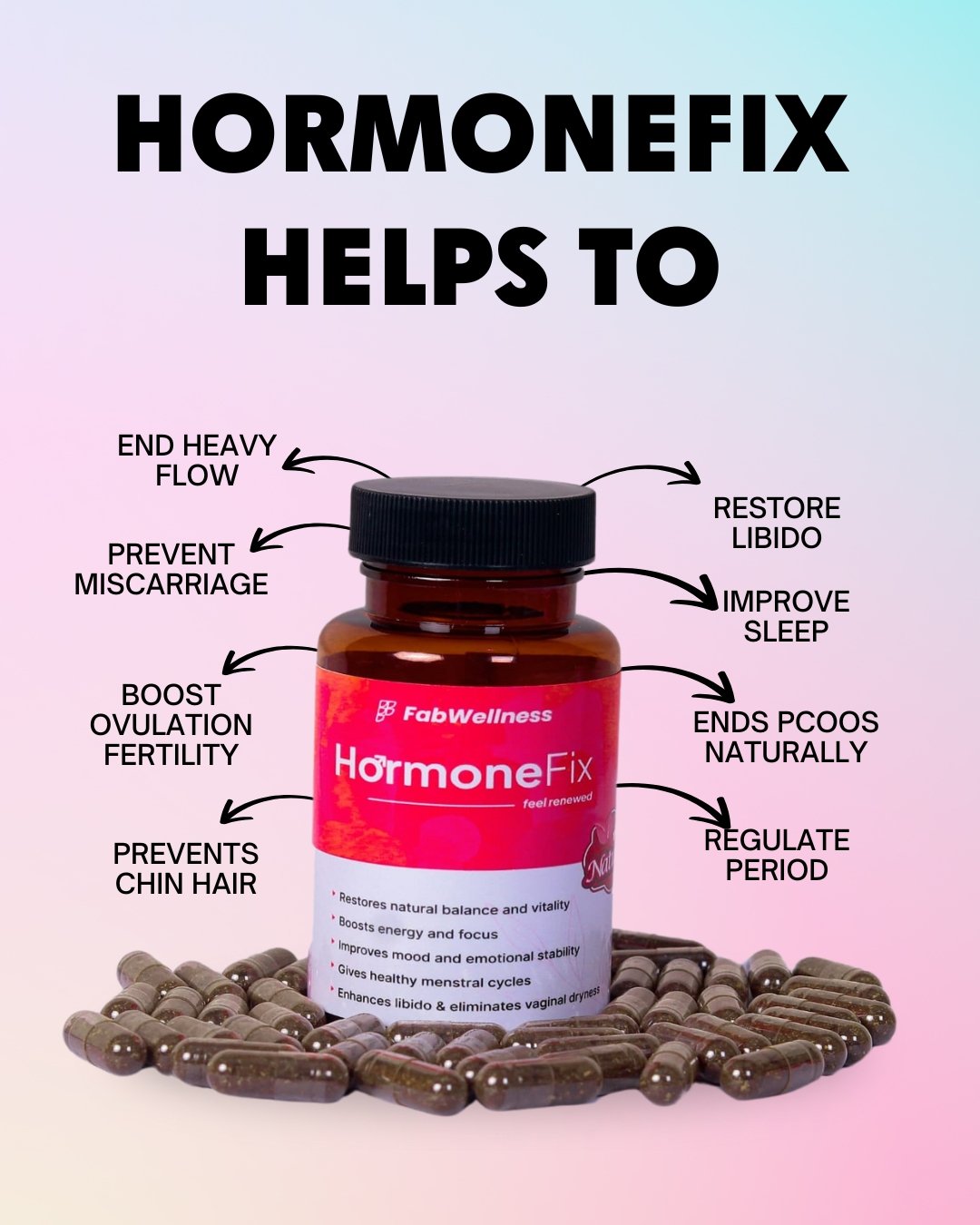 HormoneFix Benefits Diagram